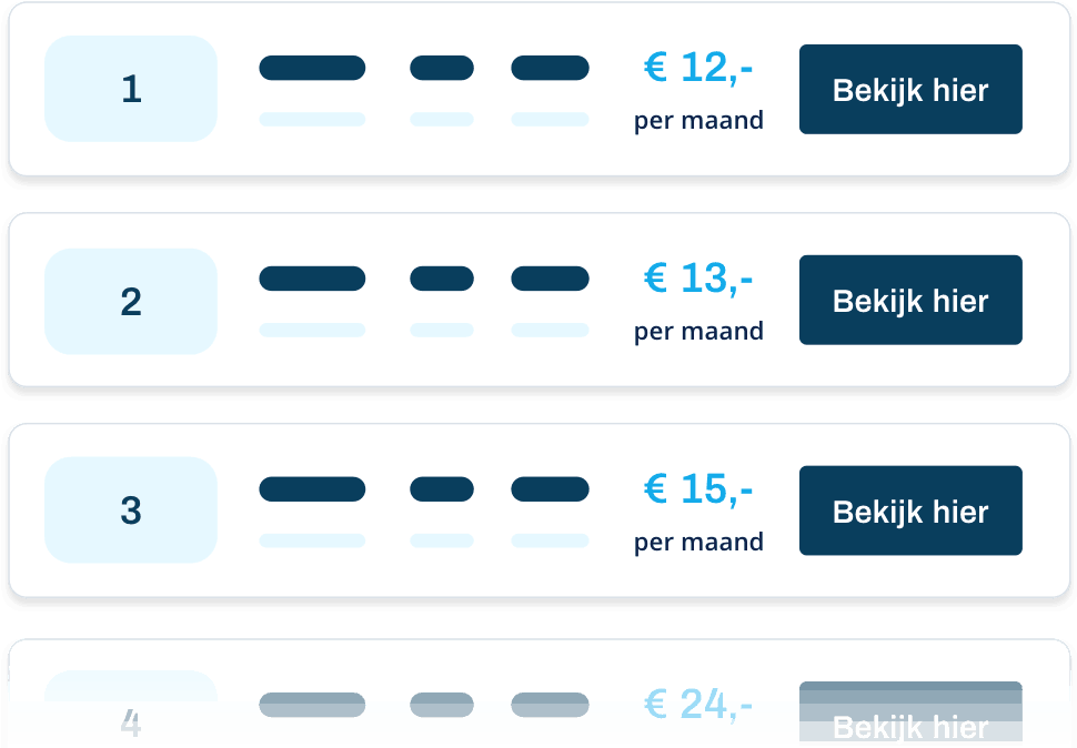 Vergelijk software pakketten voor jouw bedrijf