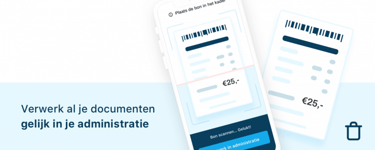 Bonnetjes en facturen verwerken in een boekhoudprogramma