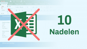 waarom je niet in excel moet boekhouden