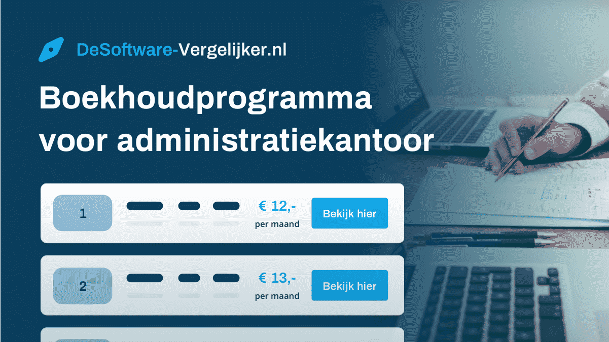 boekhoudprogramma voor administratiekantoor