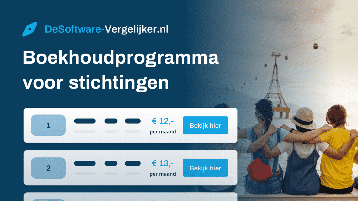 boekhoudprogramma voor stichtingen