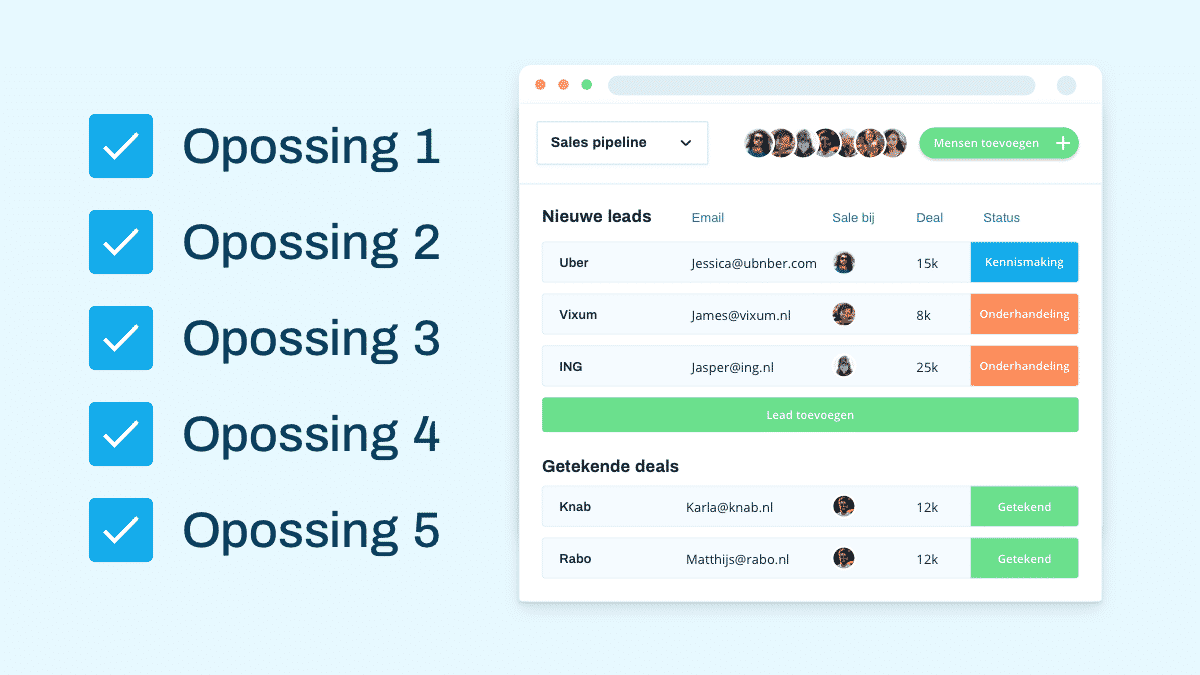 CRM oplossingen