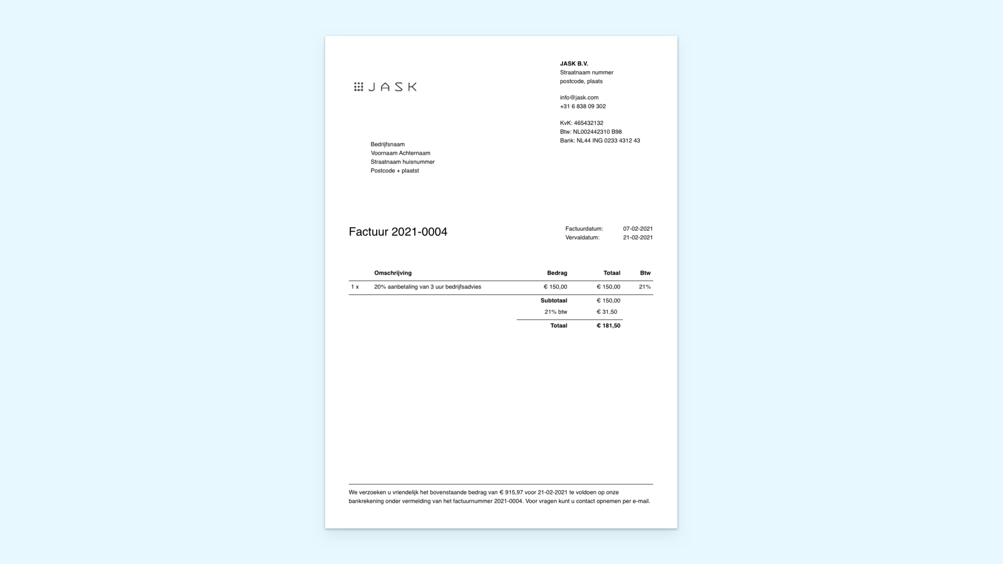 Wat is het verschil tussen offerte en factuur? Voorbeelden » desoftware